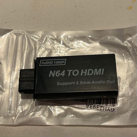 HDMI adapter til Nintendo 64