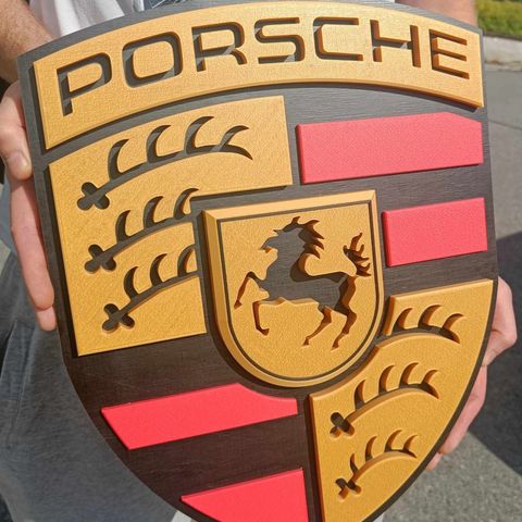 Porsche Skilt