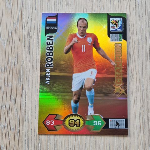 Arjen Robben Champion 2010 WC Panini Pack Fresh Adrenalyn