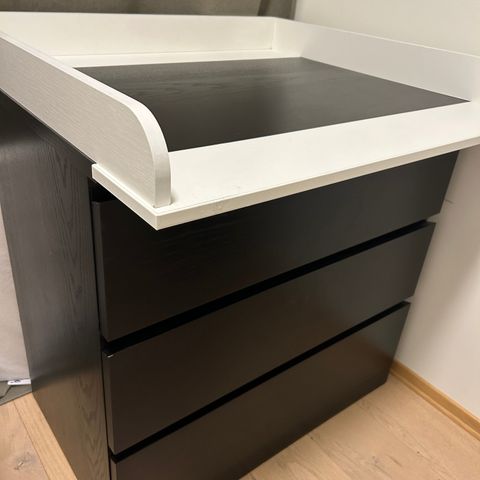 Stelleplate til IKEA Malm Hemnes og Nordli