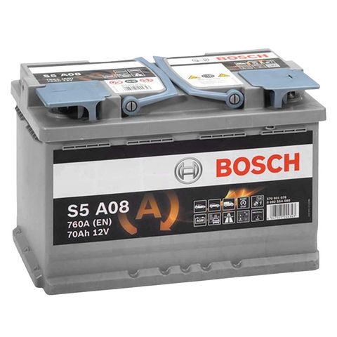 Bosch bilbatteri AGM S5A08 70Ah