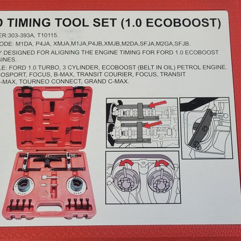 Ford timing tool set 1,0 ecoboost