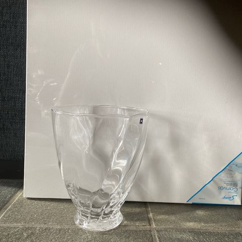 Hadeland vase i glass