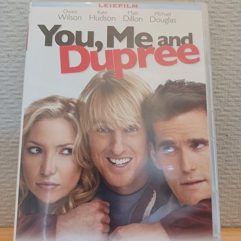 You, Me and Dupree - Komedie / Romantikk (DVD) –  3 filmer for 2