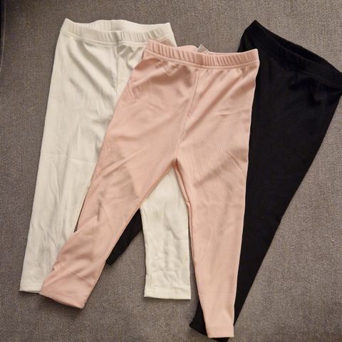 Helt nye leggings str.18-24 mnd . 3 stk