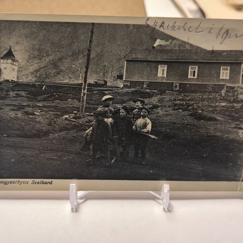 Gammelt Postkort - Longyearbyen Svalbard - Stedskort