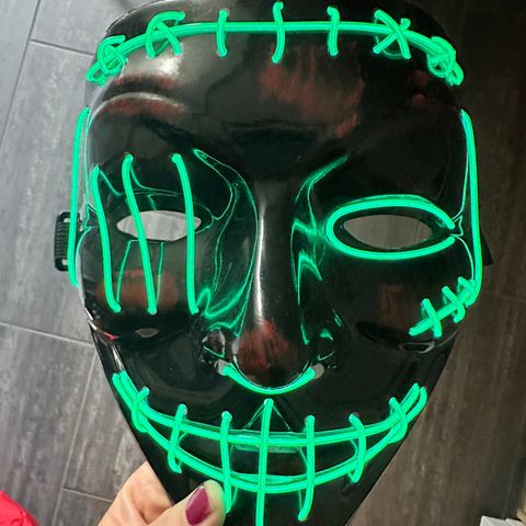 Halloween LED maske