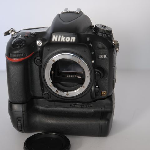 Nikon D 610- med eller uten objektive