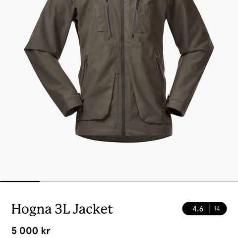 Bergans Hogna 3L jaktdress str.XL