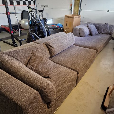 Sofa fra Rocka. 3 moduler. Selges BILLIG!