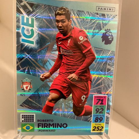 Roberto Firmino - Panini Premier League 2021/22 Ice fotballkort