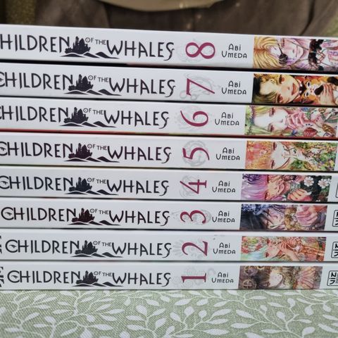 [engelsk] Children of the Whales Volumer 1-8 av Abi Umeda