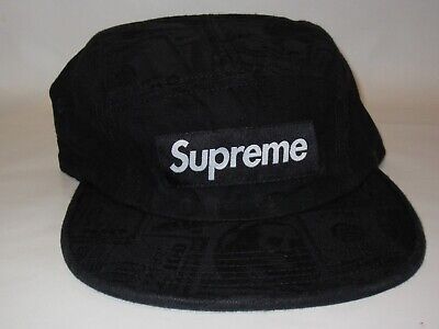 Supreme Black Camp Cap