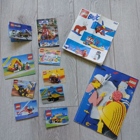 Klassiske LEGO-brosjyrer