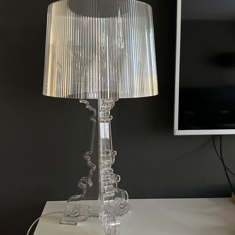 KARTELL BOURGIE BORDLAMPE, CRYSTAL