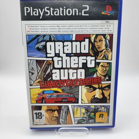 PS2 - GTA : Liberty Stories (Ett "ekstremt" voldelig spill 😅) Se bilder!