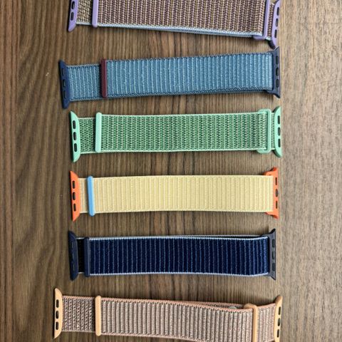 Apple iwatch remmer til 38mm - sports loop - klokkebånd