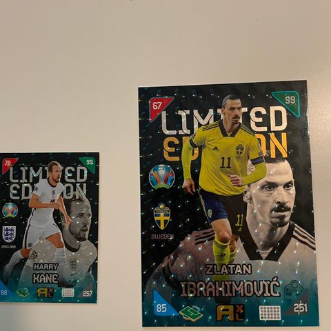 Zlatan Ibrahimovic - Panini Euro 2020 Limited Edition XXL kort