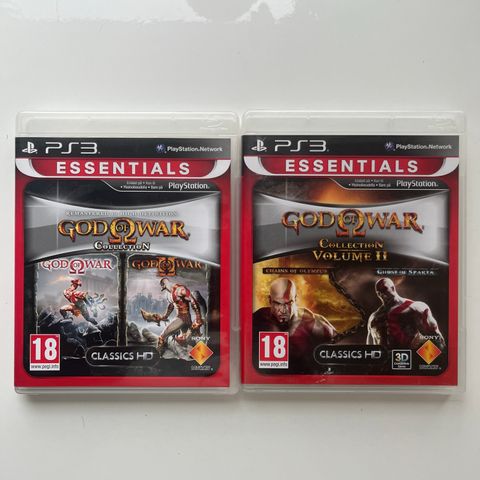 Ps3 spill GOW GOD OF WAR COLLECTION volume 1 / 2