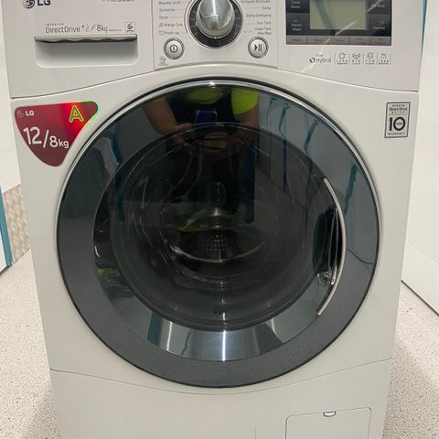 (Reservert )LG kombinert vask og tørk 8/6kg Gratis levering