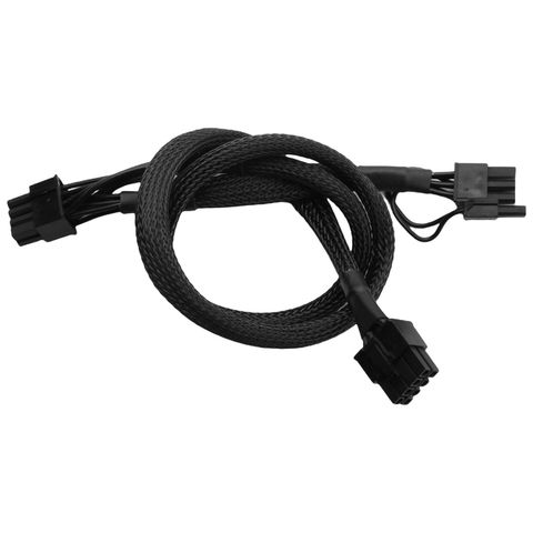 PCIe 8Pin to 2 Ports 6+2Pin Modular Power Supply Cable for Corsair