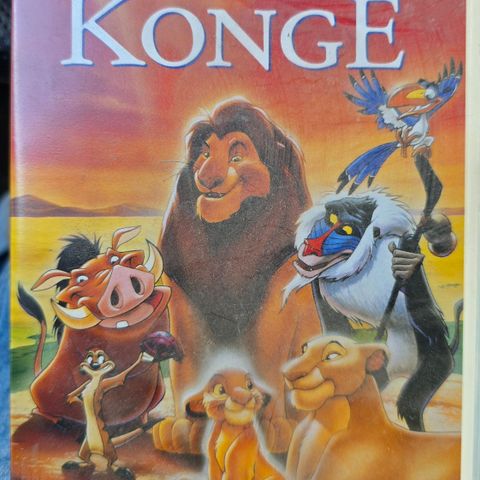 Løvenes Konge VHS. Norsk tale