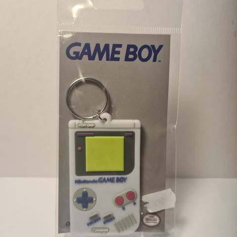 Nintendo Game Boy Nøkkelring - Ny og Uåpnet