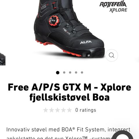 Alfa Xplore fjellskistøvel