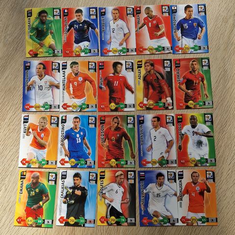 20 stk Pack Fresh WC 2010 Panini Adrenalyn XL South Africa