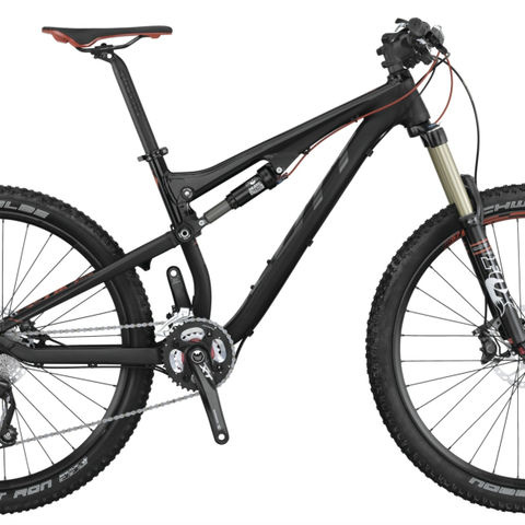 Fulldempet stisykkel, Scott Genius 730, L