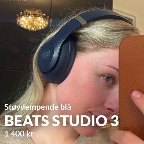 Beats studio 3, blå