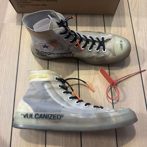 Off-white x converse vulcanized