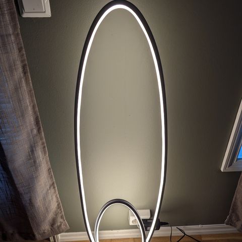 Svart og hvit LED- lampe