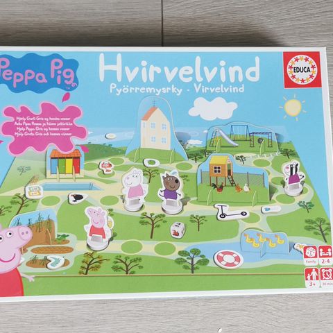 Hvirvelvind Peppa Gris  brettspill