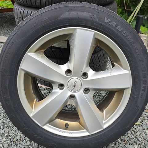 17" vinterhjul til VW T5/T6