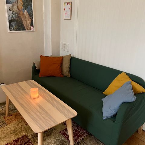 IKEA LINANÄS 3-seter sofa med vaskbart trekk