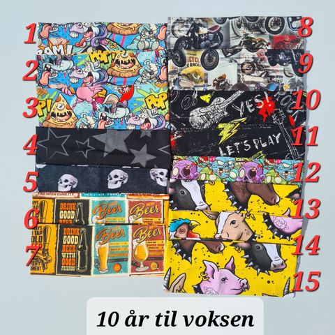 Pannebånd 10 år til voksen