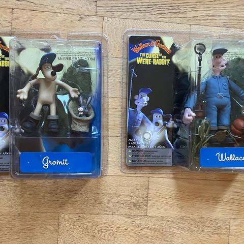 Wallace & Gromit actionfigurer