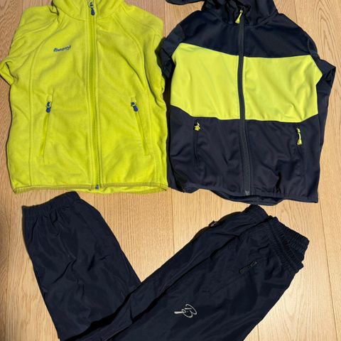 Klespakke med Bergans fleece + Dæhlie bukse + Mckinley soft shell jakke