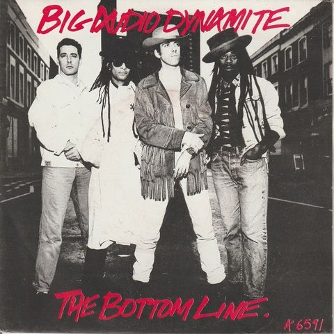 Big Audio Dynamite " The Bottom Line / BAD " Single selges for kr.50