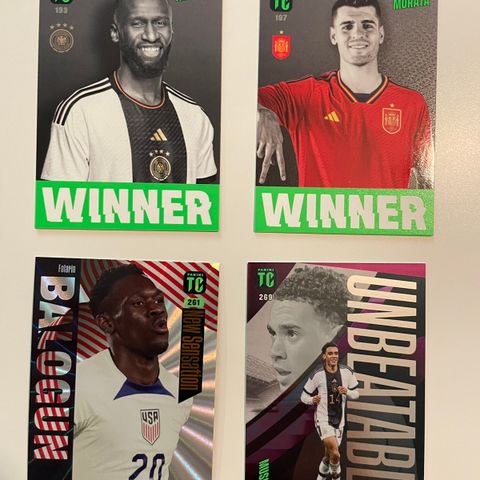 Panini Top Class diverse fotballkort