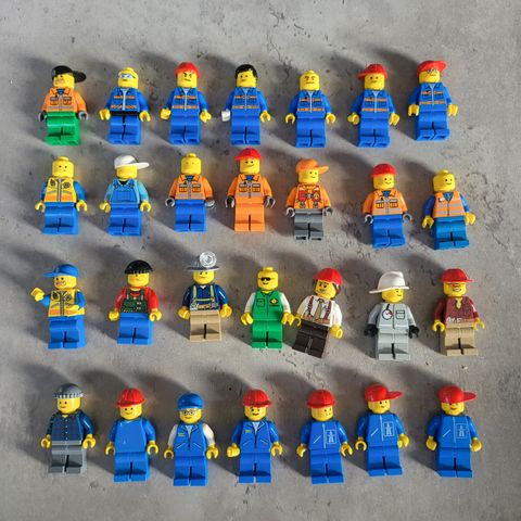 Lego Figurer Workers/ Construction