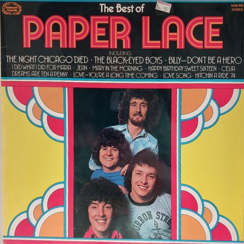 Vinyl lp Paper Lace