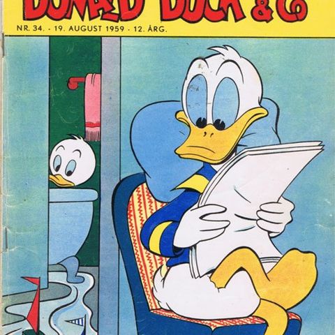 Donald duck 50 tallet