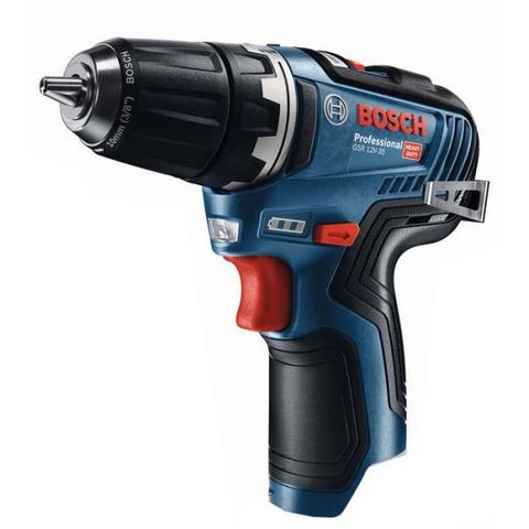 Bosch GSR 12V-35 drill med batteri og lader.