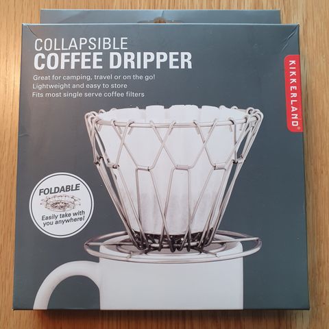 Kikkerland coffee dripper - kaffetrakter til tur