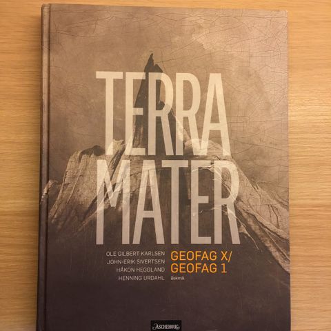 Terra Mater Geofag X/Geofag 1