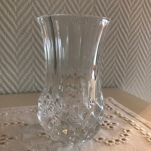 Liten vintage krystallvase