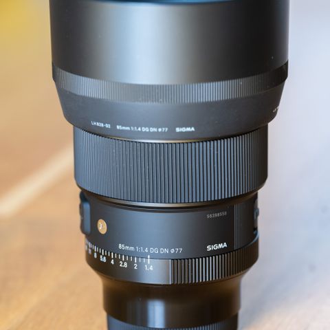 Sigma 85mm f/1.4 DN ART til Sony FE