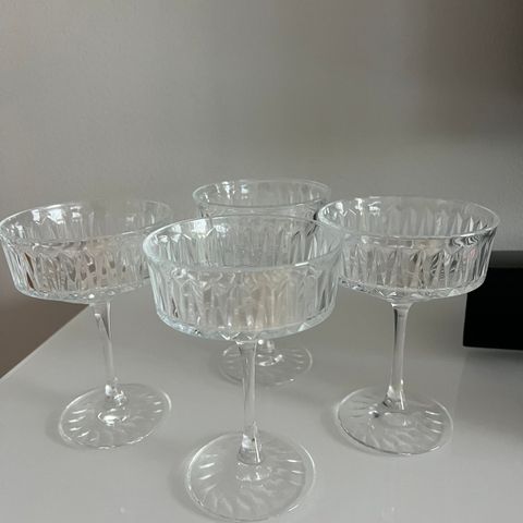 4 stk champangeglasses